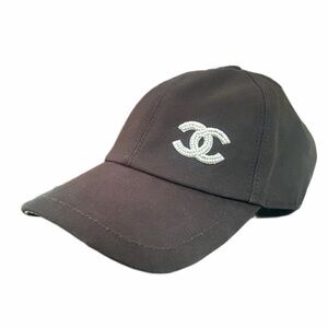 Chanel Black Baseball Cap